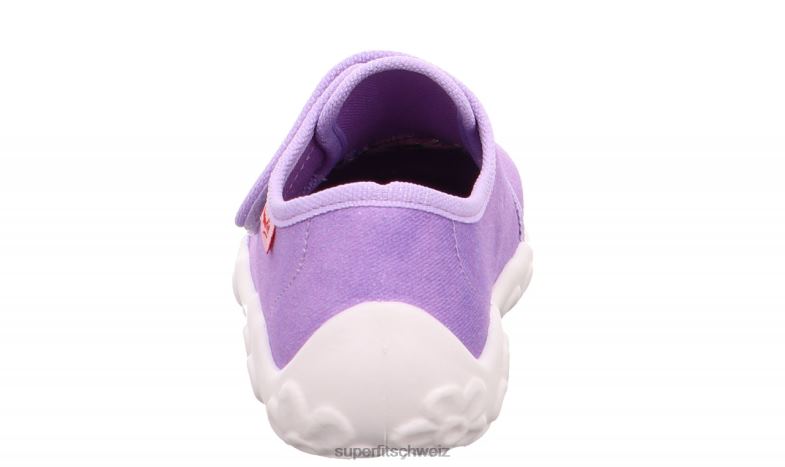 Babys Hausschuhe 44B2D164 Superfit bonny - Slipper mit Klettverschluss lila