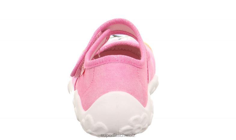 Babys Hausschuhe 44B2D28 Superfit bonny - Slipper mit Klettverschluss Rosa