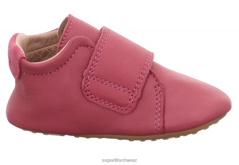 Babys Hausschuhe 44B2D506 Superfit papageno - Slipper mit Klettverschluss Rosa