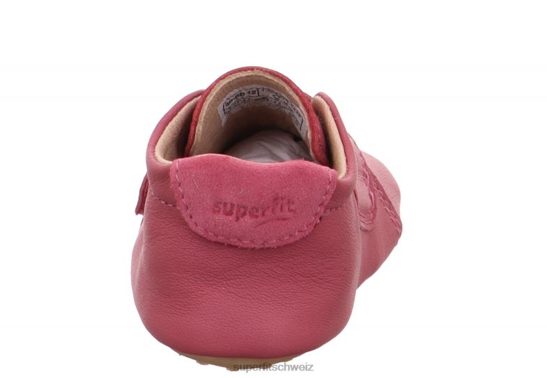 Babys Hausschuhe 44B2D506 Superfit papageno - Slipper mit Klettverschluss Rosa