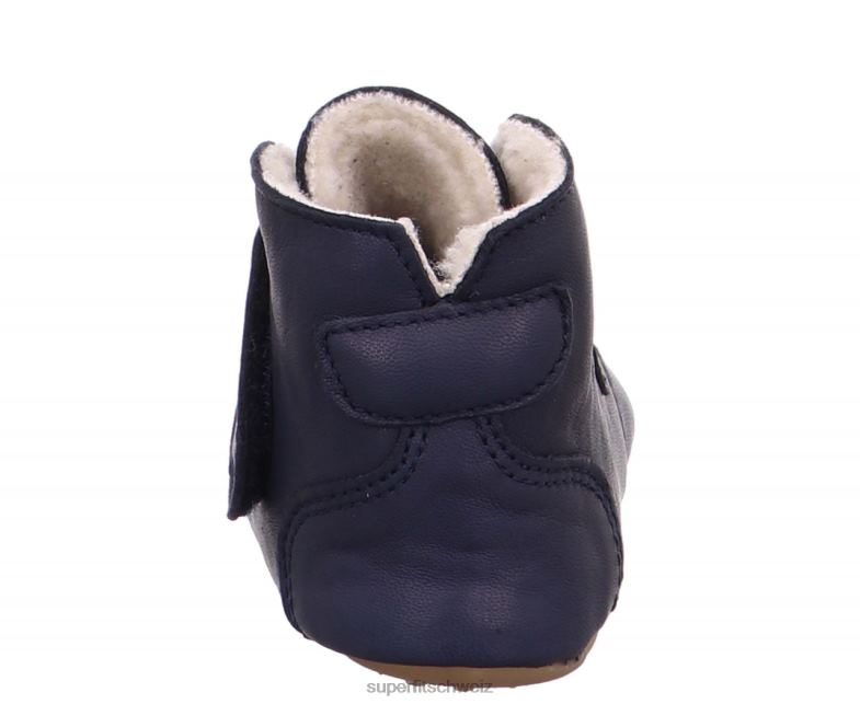 Babys Hausschuhe 44B2D514 Superfit papageno - Slipper mit Klettverschluss Blau