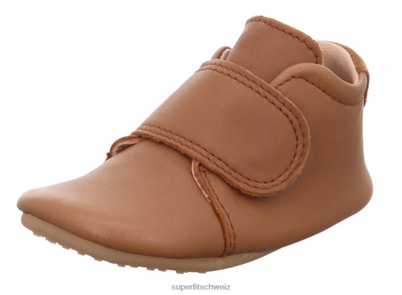 Babys Hausschuhe 44B2D517 Superfit papageno - Slipper mit Klettverschluss braun