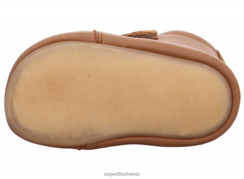 Babys Hausschuhe 44B2D517 Superfit papageno - Slipper mit Klettverschluss braun