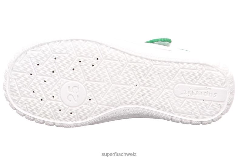 Babys Hausschuhe 44B2D78 Superfit bill - Slipper mit Klettverschluss Grün