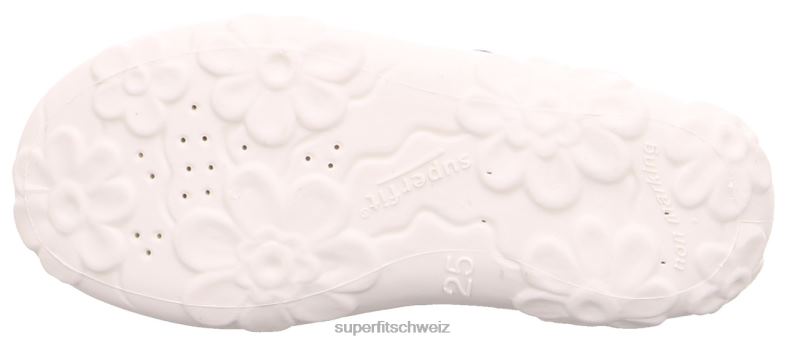 Babys Hausschuhe 44B2D90 Superfit bonny - Slipper mit Klettverschluss Grün