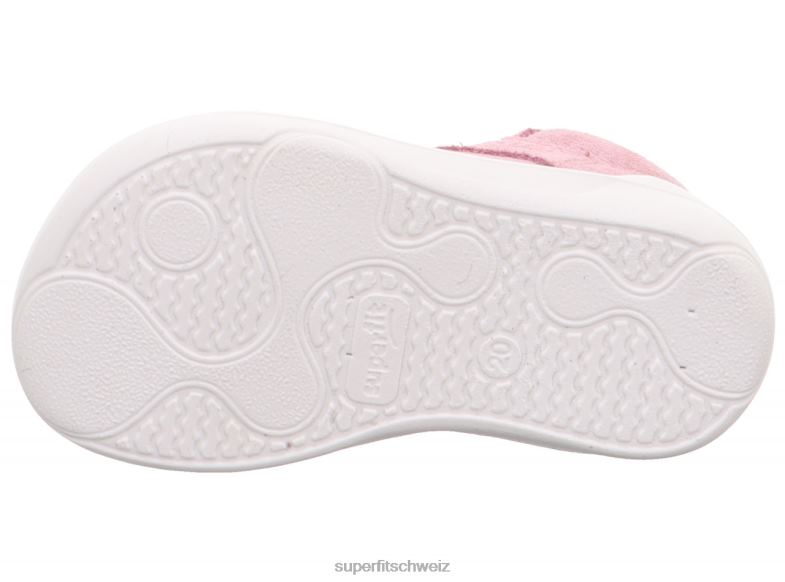 Babys hohe Turnschuhe 44B2D242 Superfit superfree - Sneaker hoch mit Schnürung Rosa
