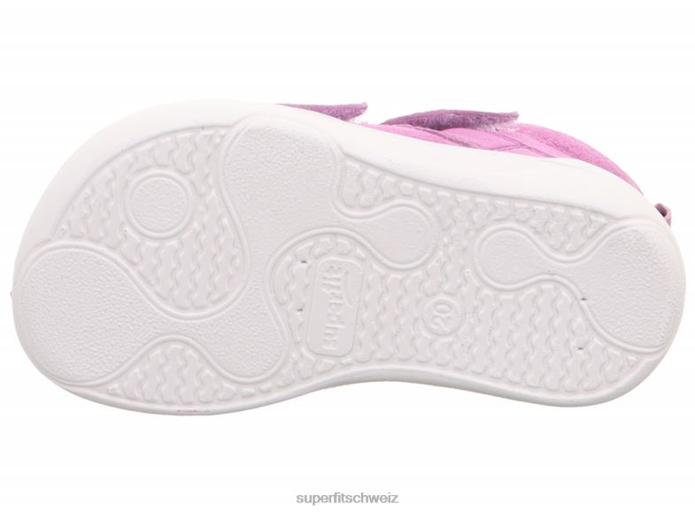 Babys hohe Turnschuhe 44B2D346 Superfit superfree - Sneaker hoch mit Klettverschluss lila