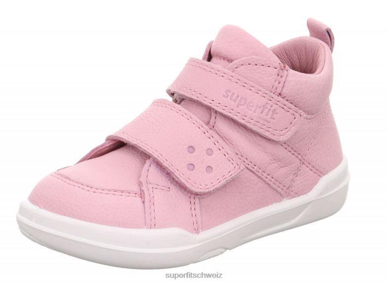 Babys hohe Turnschuhe 44B2D356 Superfit superfree - Sneaker hoch mit Klettverschluss Rosa