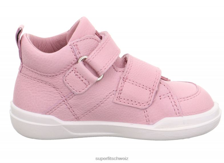 Babys hohe Turnschuhe 44B2D356 Superfit superfree - Sneaker hoch mit Klettverschluss Rosa