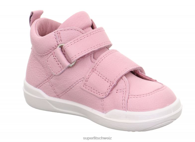 Babys hohe Turnschuhe 44B2D356 Superfit superfree - Sneaker hoch mit Klettverschluss Rosa