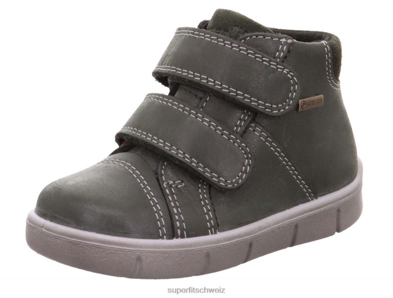 Babys hohe Turnschuhe 44B2D389 Superfit ulli - Sneaker hoch mit Klettverschluss Grün