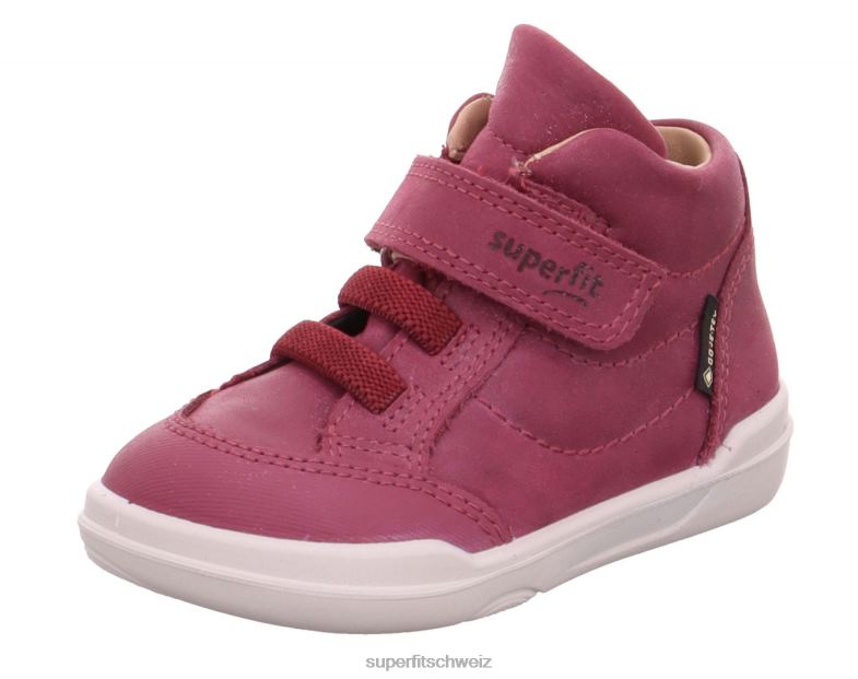 Babys hohe Turnschuhe 44B2D413 Superfit superfree - Sneaker hoch mit Klettverschluss Rosa