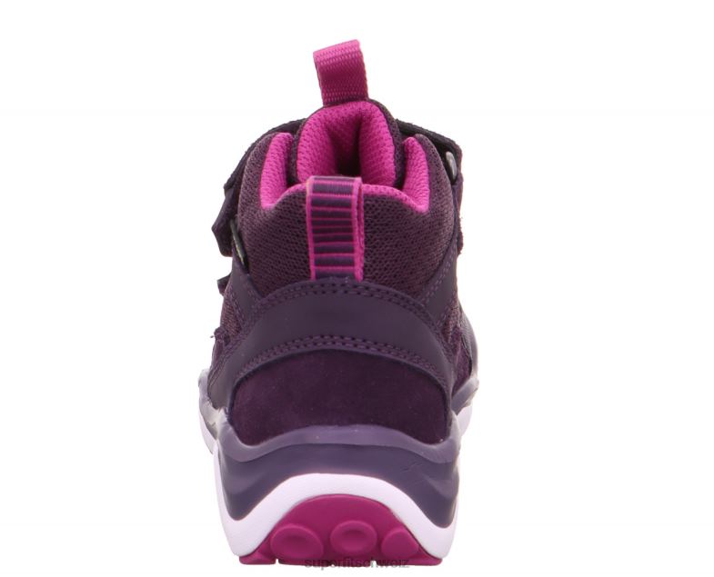 Babys hohe Turnschuhe 44B2D418 Superfit sport5 - Sneaker hoch mit Klettverschluss Purpur Rosa