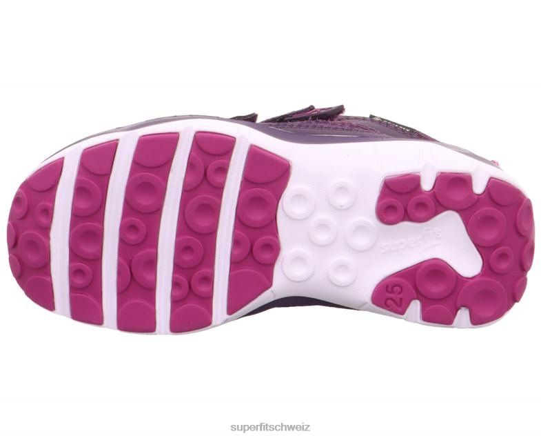 Babys hohe Turnschuhe 44B2D418 Superfit sport5 - Sneaker hoch mit Klettverschluss Purpur Rosa