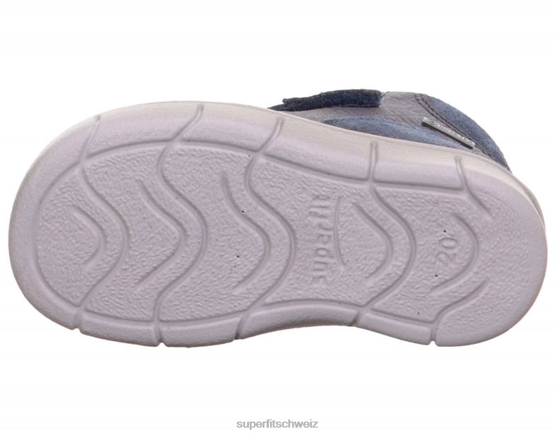Babys hohe Turnschuhe 44B2D422 Superfit ulli - Sneaker hoch mit Klettverschluss Blau