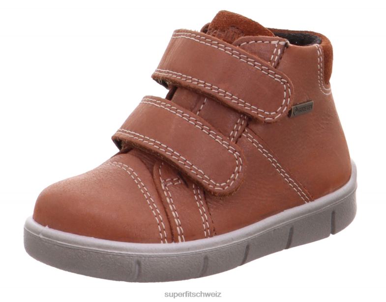 Babys hohe Turnschuhe 44B2D426 Superfit ulli - Sneaker hoch mit Klettverschluss braun