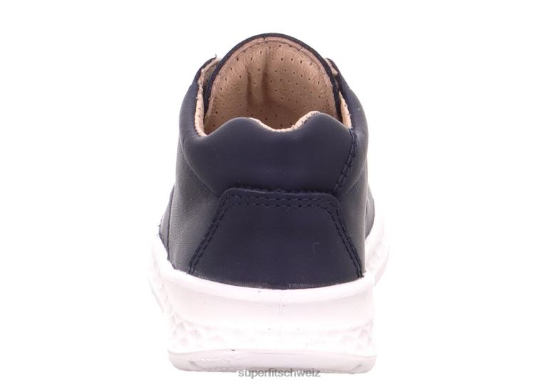 Babys niedrige Turnschuhe 44B2D249 Superfit Breeze - Low-Sneaker mit Schnürung Blau