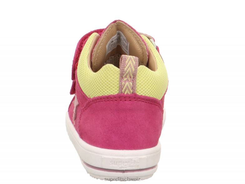 Babys niedrige Turnschuhe 44B2D265 Superfit moppy - Sneaker Low mit Klettverschluss Rosa