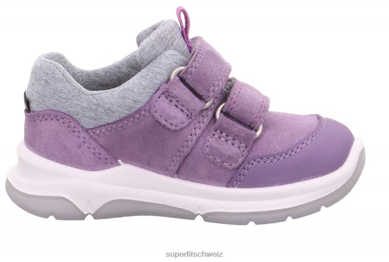 Babys niedrige Turnschuhe 44B2D270 Superfit Cooper – Sneaker Low mit Klettverschluss lila