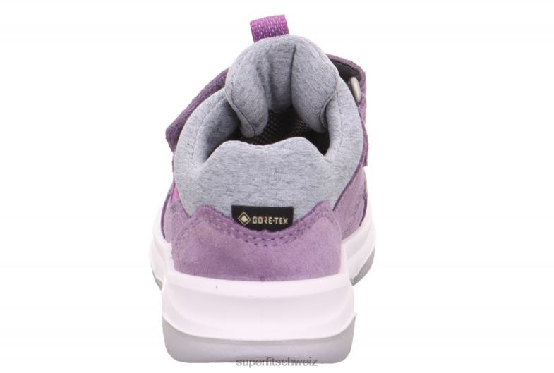 Babys niedrige Turnschuhe 44B2D270 Superfit Cooper – Sneaker Low mit Klettverschluss lila