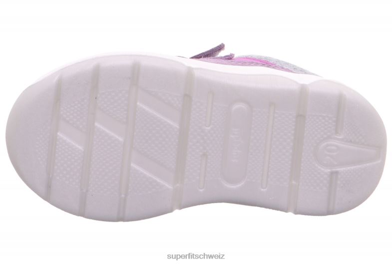 Babys niedrige Turnschuhe 44B2D270 Superfit Cooper – Sneaker Low mit Klettverschluss lila