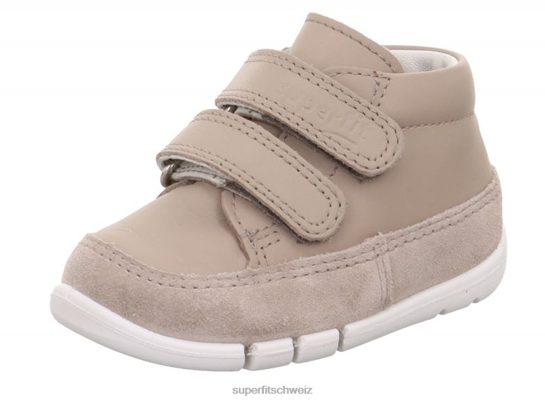 Babys niedrige Turnschuhe 44B2D279 Superfit Flexy - Sneaker Low mit Klettverschluss Beige