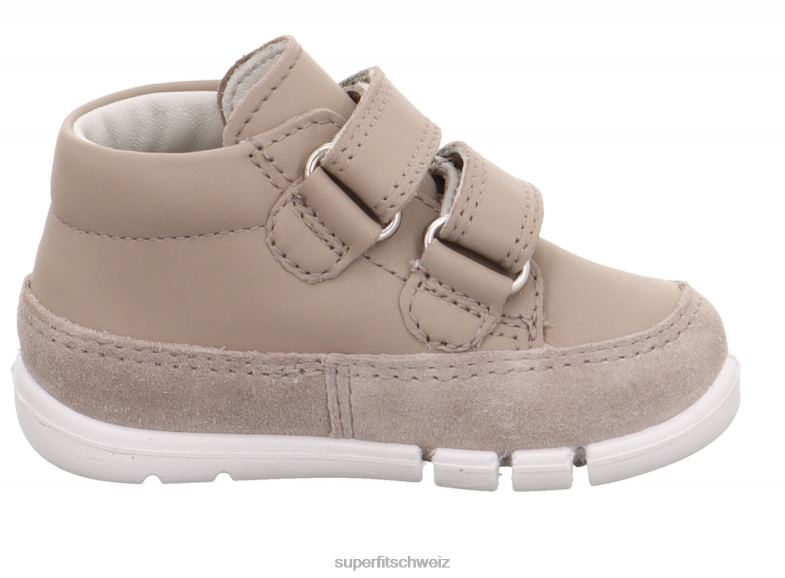 Babys niedrige Turnschuhe 44B2D279 Superfit Flexy - Sneaker Low mit Klettverschluss Beige