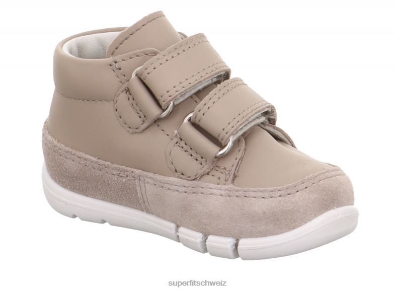 Babys niedrige Turnschuhe 44B2D279 Superfit Flexy - Sneaker Low mit Klettverschluss Beige