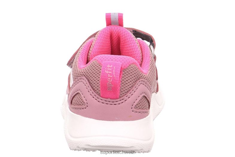 Babys niedrige Turnschuhe 44B2D293 Superfit Rush - Low-Sneaker mit Klettverschluss Rosa