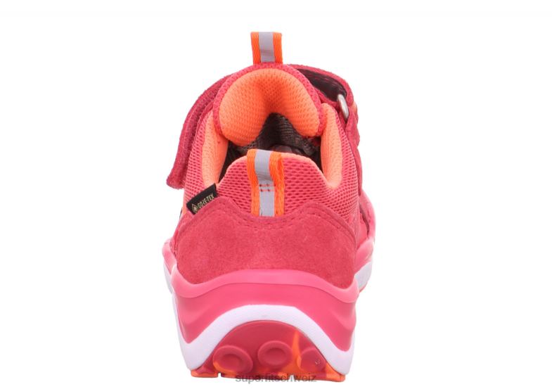 Babys niedrige Turnschuhe 44B2D302 Superfit sport5 - Sneaker Low mit Klettverschluss rosa/orange