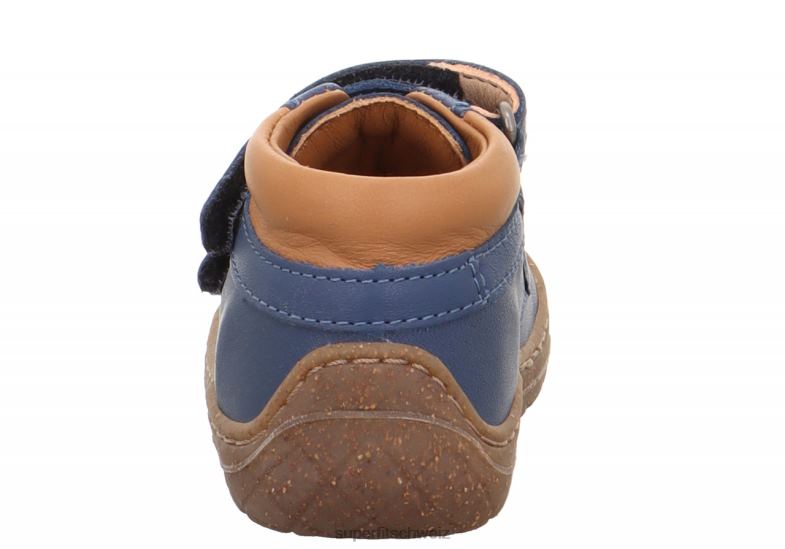 Babys niedrige Turnschuhe 44B2D317 Superfit Saturnus – Sneaker Low mit Klettverschluss Blau