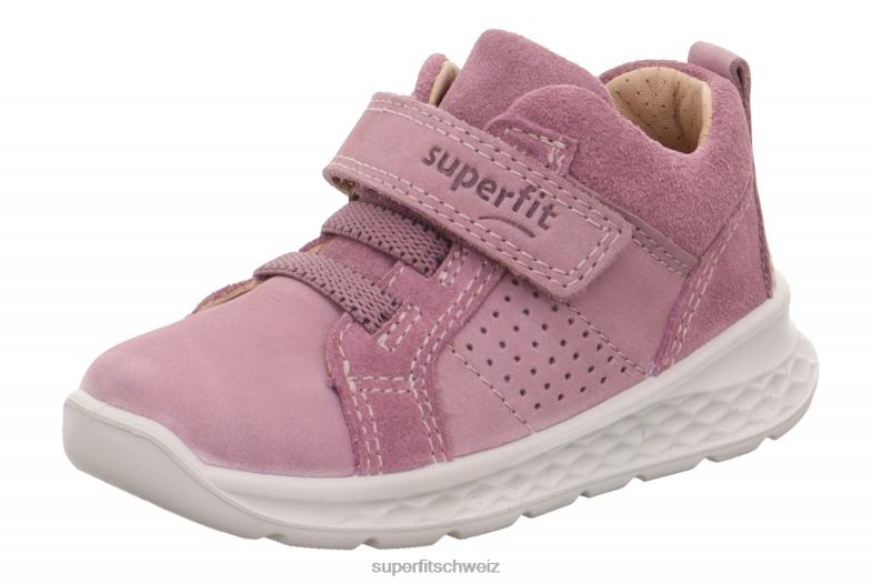 Babys niedrige Turnschuhe 44B2D339 Superfit Breeze - Low-Sneaker mit Klettverschluss lila