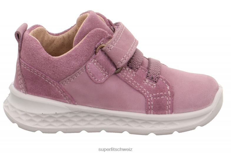 Babys niedrige Turnschuhe 44B2D339 Superfit Breeze - Low-Sneaker mit Klettverschluss lila