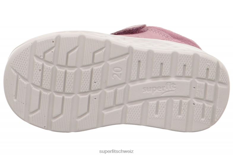 Babys niedrige Turnschuhe 44B2D339 Superfit Breeze - Low-Sneaker mit Klettverschluss lila