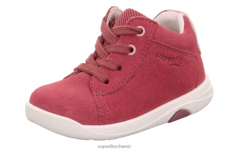 Babys niedrige Turnschuhe 44B2D347 Superfit lillo – Sneaker Low mit Schnürung Rosa