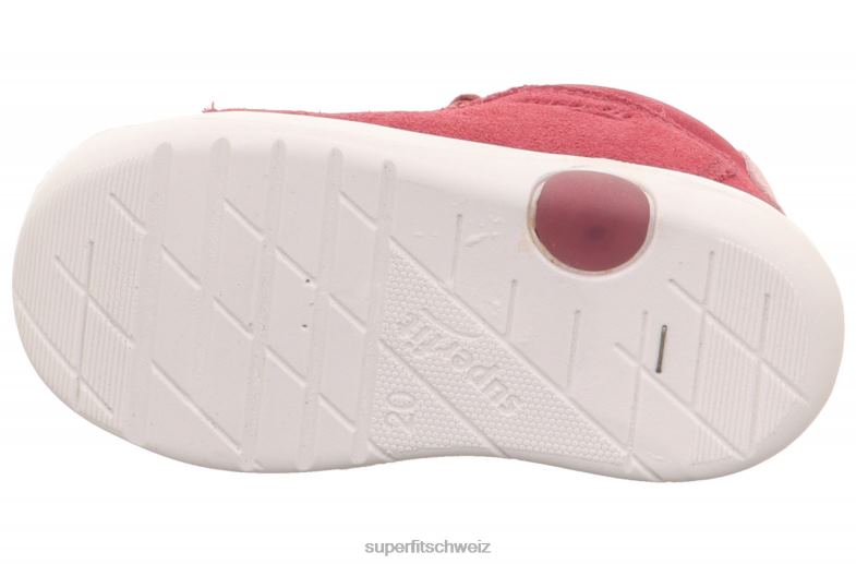 Babys niedrige Turnschuhe 44B2D347 Superfit lillo – Sneaker Low mit Schnürung Rosa