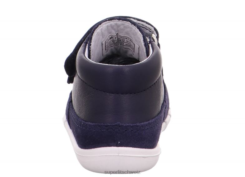 Babys niedrige Turnschuhe 44B2D353 Superfit Flexy - Sneaker Low mit Klettverschluss Blau
