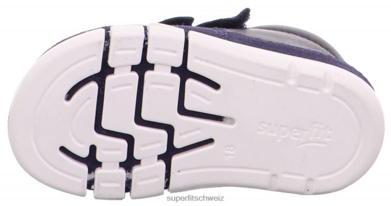Babys niedrige Turnschuhe 44B2D353 Superfit Flexy - Sneaker Low mit Klettverschluss Blau