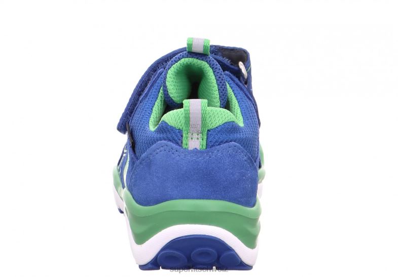 Babys niedrige Turnschuhe 44B2D355 Superfit sport5 - Sneaker Low mit Klettverschluss Blau Grün