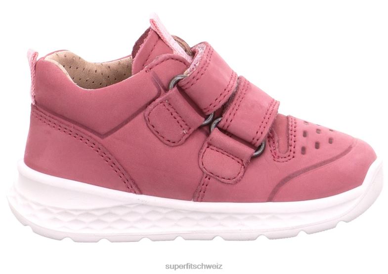 Babys niedrige Turnschuhe 44B2D364 Superfit Breeze - Low-Sneaker mit Klettverschluss Rosa