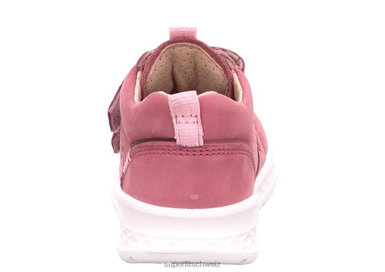 Babys niedrige Turnschuhe 44B2D364 Superfit Breeze - Low-Sneaker mit Klettverschluss Rosa