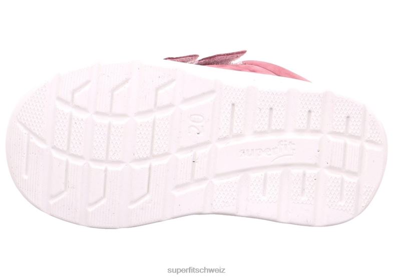 Babys niedrige Turnschuhe 44B2D364 Superfit Breeze - Low-Sneaker mit Klettverschluss Rosa