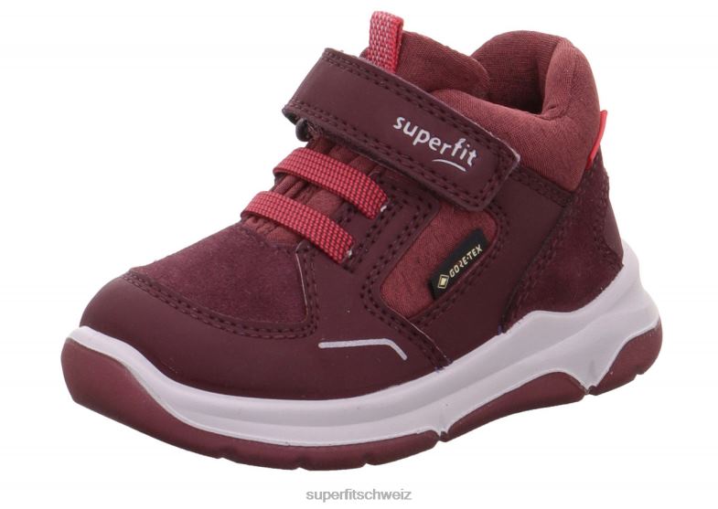 Babys niedrige Turnschuhe 44B2D392 Superfit Cooper – Sneaker Low mit Klettverschluss rot Rosa