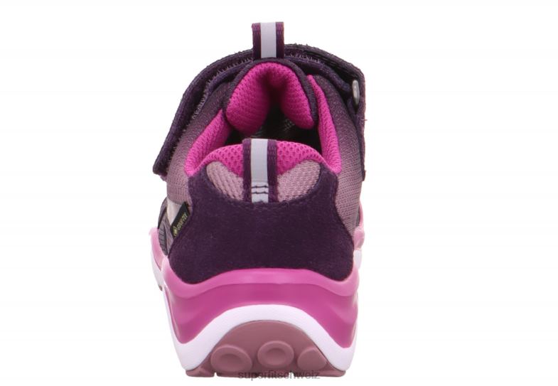 Babys niedrige Turnschuhe 44B2D396 Superfit sport5 - Sneaker Low mit Klettverschluss Purpur Rosa