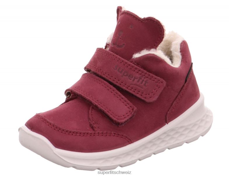 Babys niedrige Turnschuhe 44B2D398 Superfit Breeze - Low-Sneaker mit Klettverschluss Rosa