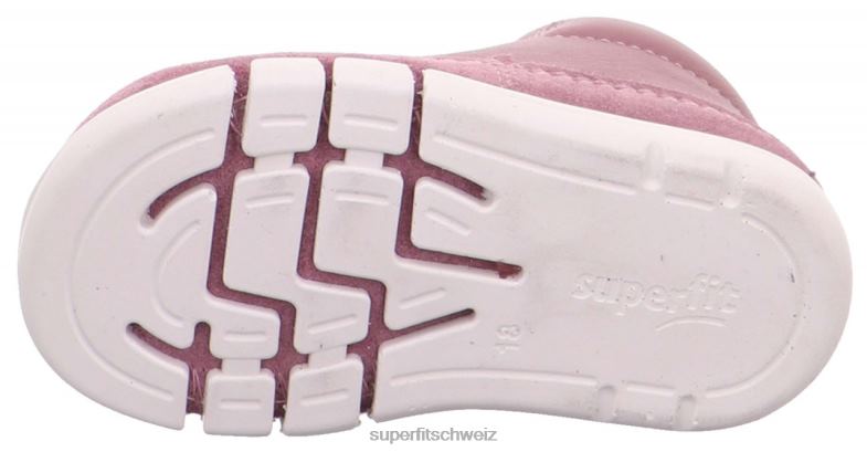 Babys niedrige Turnschuhe 44B2D399 Superfit Flexy - Low-Sneaker mit Schnürung lila