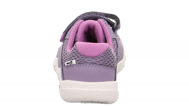 Babys niedrige Turnschuhe 44B2D541 Superfit Trace - Sneaker Low mit Klettverschluss lila