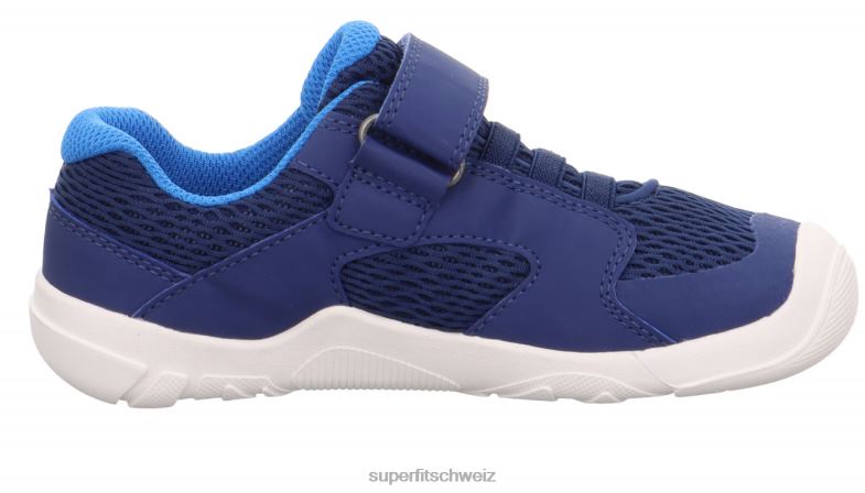 Babys niedrige Turnschuhe 44B2D542 Superfit Trace - Sneaker Low mit Klettverschluss Blau