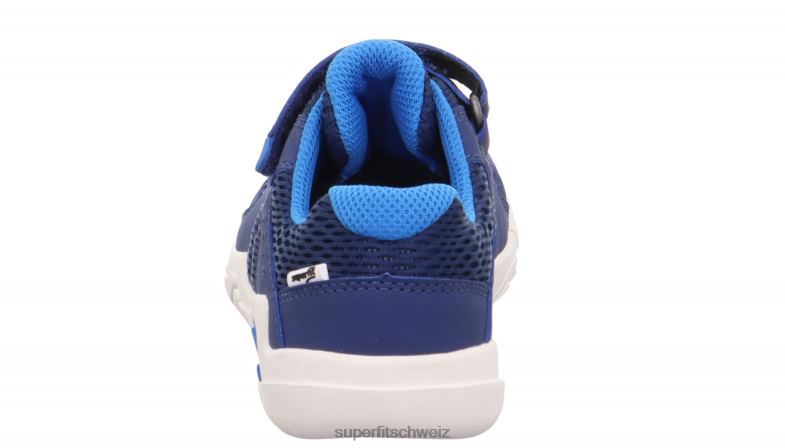 Babys niedrige Turnschuhe 44B2D542 Superfit Trace - Sneaker Low mit Klettverschluss Blau
