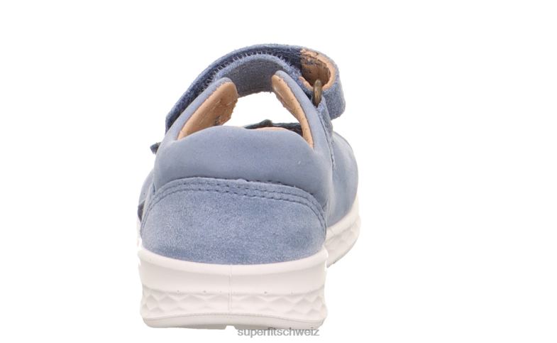 Babys Sandalen 44B2D169 Superfit lagoon - Sandale mit Klettverschluss Blau